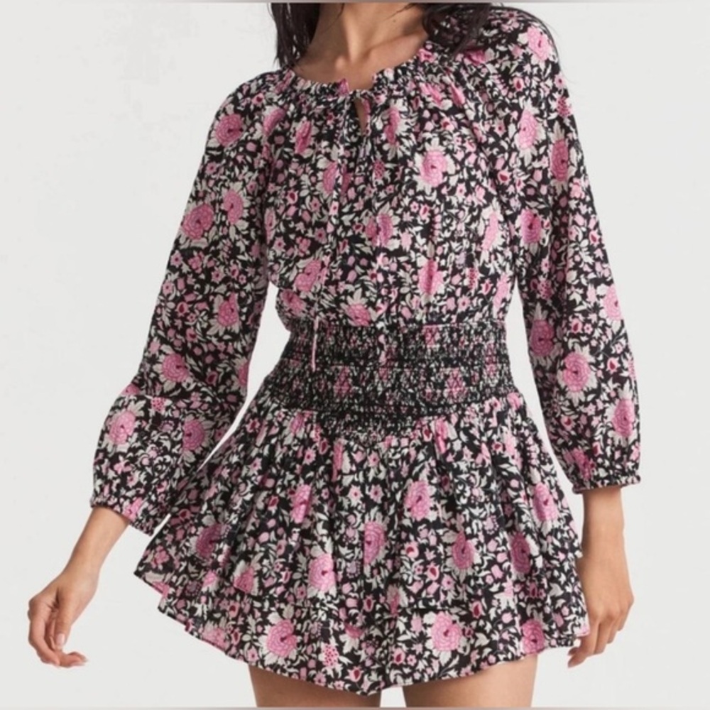 LoveShackFancy Netra Mini Floral Dress -‎ XS